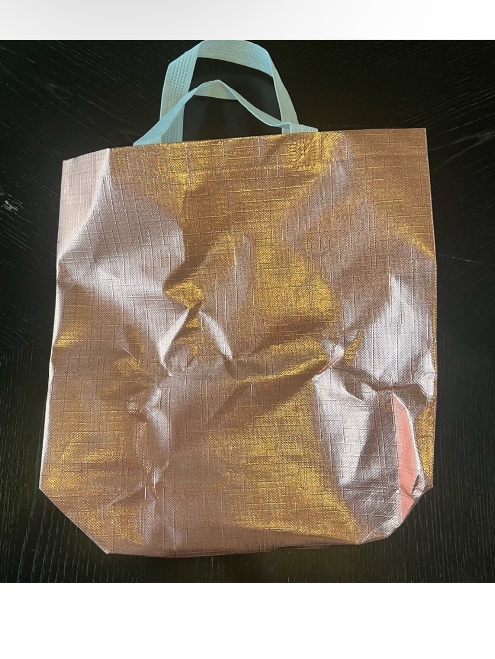 Elegant Gold Vinyl Gift or Tote Bag